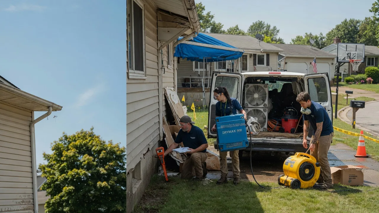 Ceiling Leak Cleanup in Gleason, WI near me