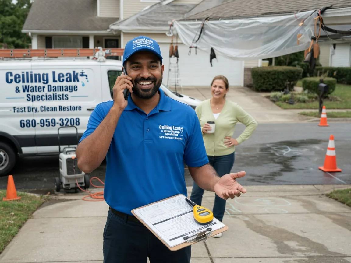 Ceiling Leak Cleanup Gleason, WI FAQs